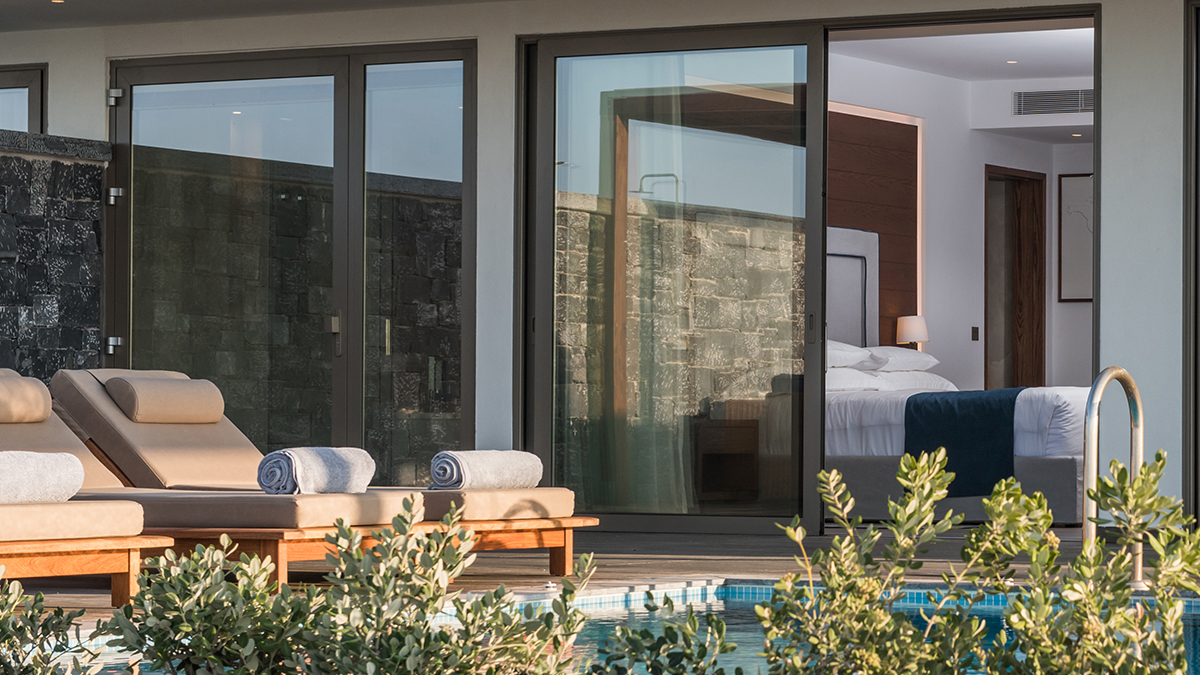 Princess Luxury 2Bedroom Villa Sea View with Private heated pool